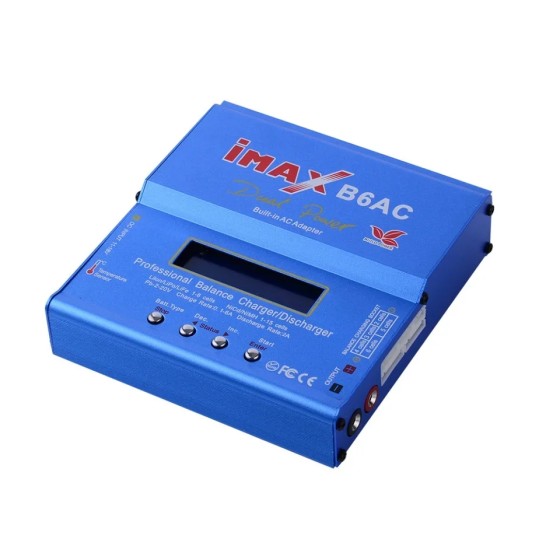 Imax B6AC 80W Digital LCD Screen Charger 6A Balance AC/RC for Li-ion LiFe Battery Discharge Drones Accessories
